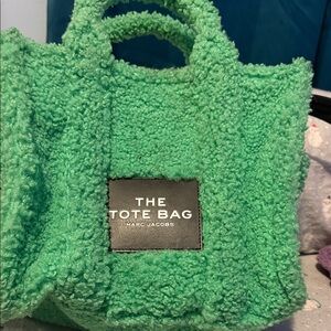 Marc Jacobs Teddy Green Tote Bag USED medium tote
